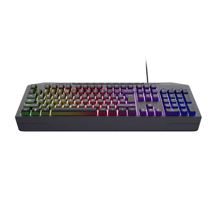 Trust Gaming Teclado Gaming GXT 836 EVOCX, 114 teclas RGB, Silencioso, Anti-Ghosting 25 teclas, Multimedias, Tecla Modo Juego, Español, 24998